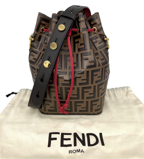 fendi mon tresor bag|fendi embossed leather shoulder bag.